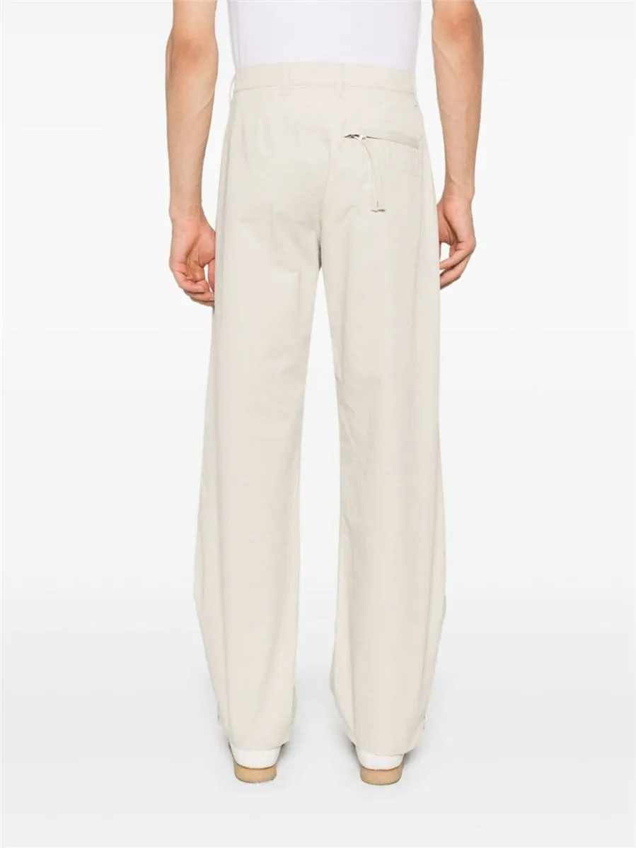 COTTON TAPERED TROUSERS