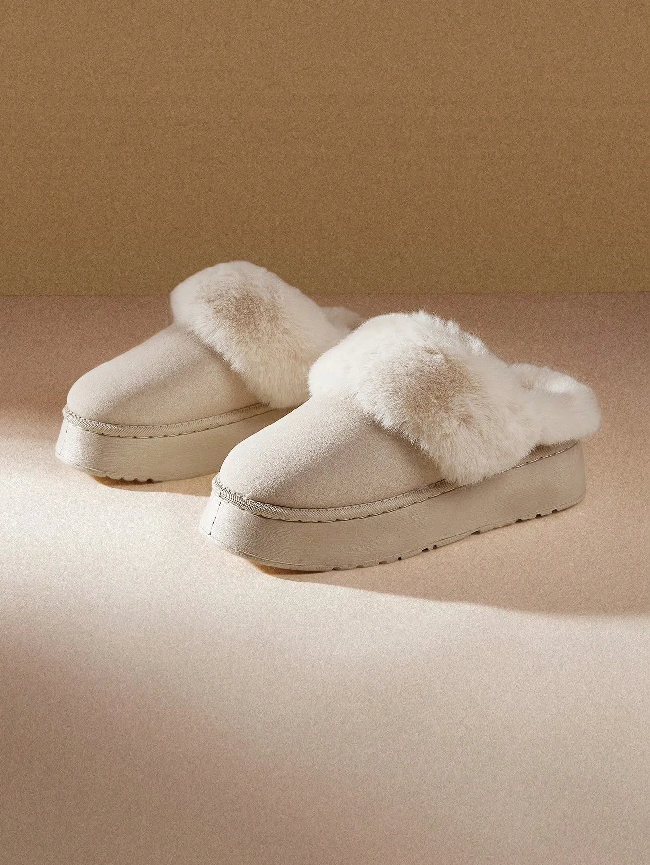 CUCCOO EASI Thick-Soled Warm And Fashionable Fluffy Slippers School Supplies Back To School