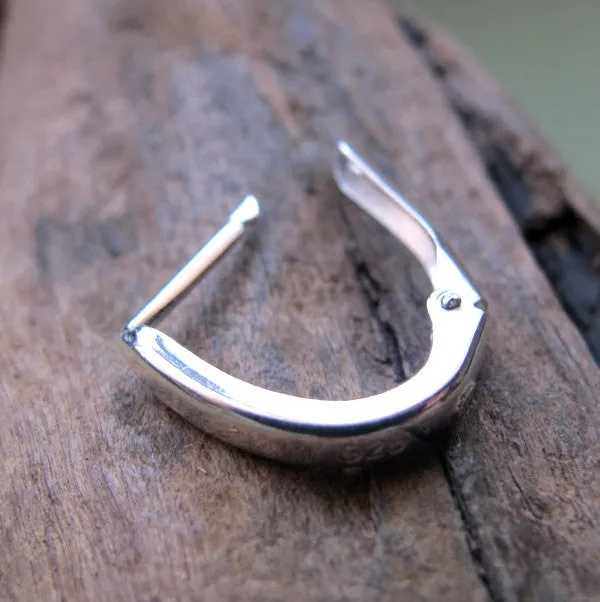 Dark Silver Earring for men