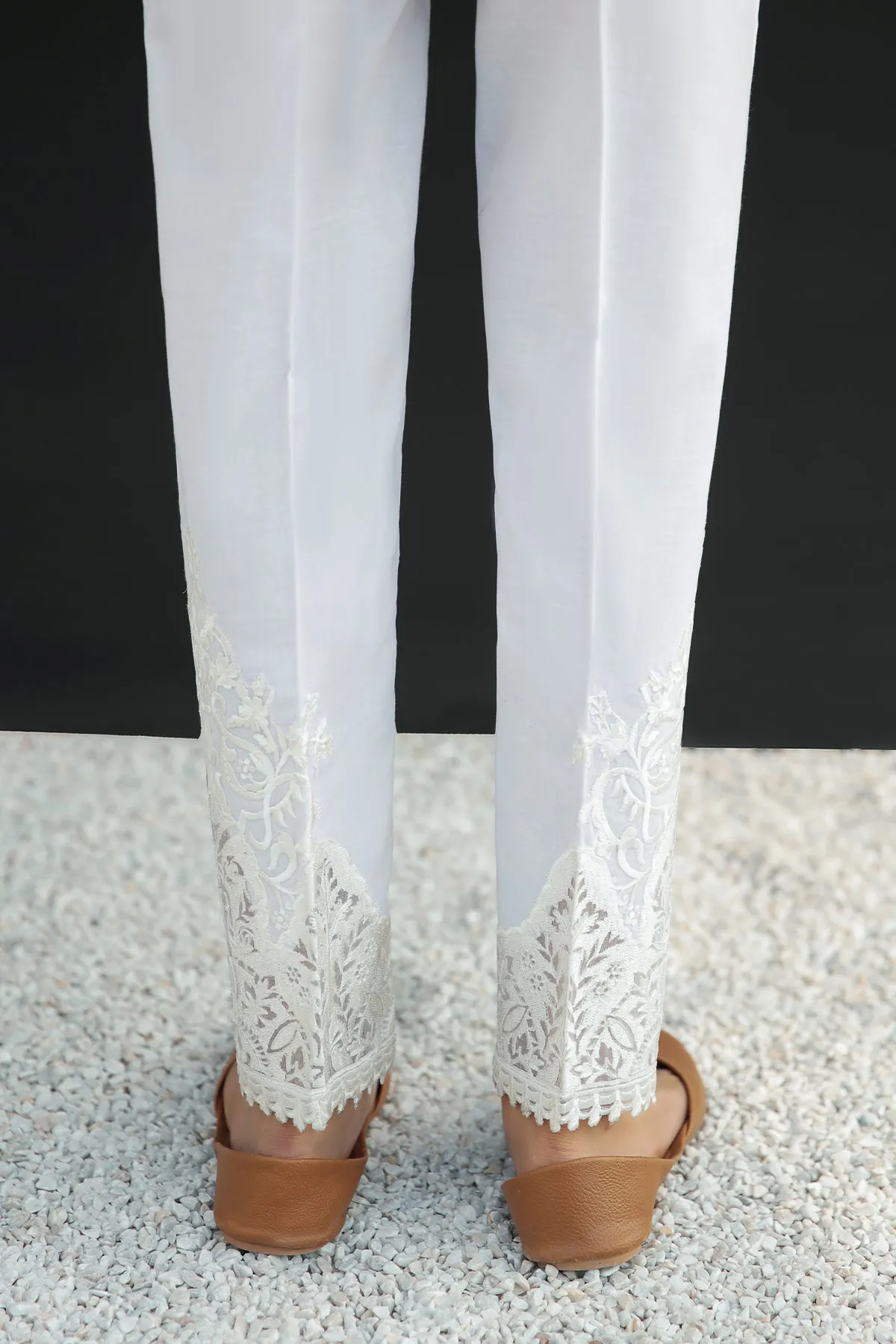 EMBROIDERED COTTON TROUSER 199