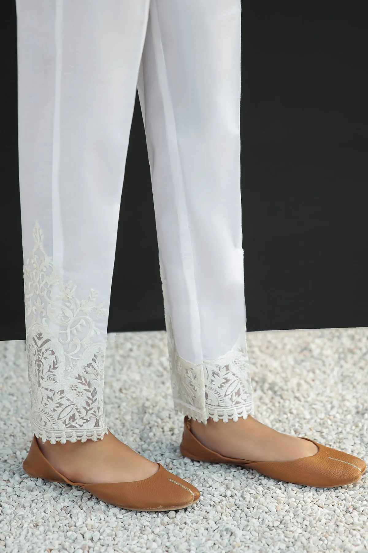 EMBROIDERED COTTON TROUSER 199