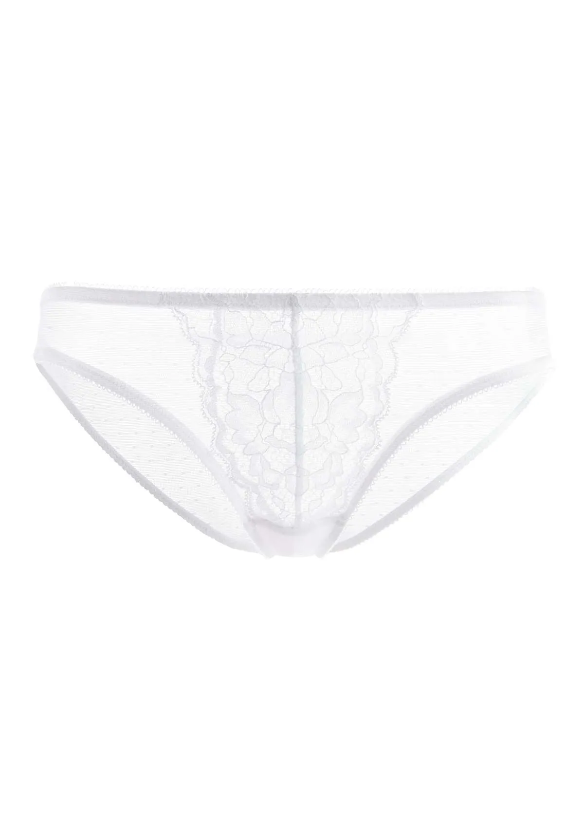 Enchante Lace Mid Rise Bikini Underwear