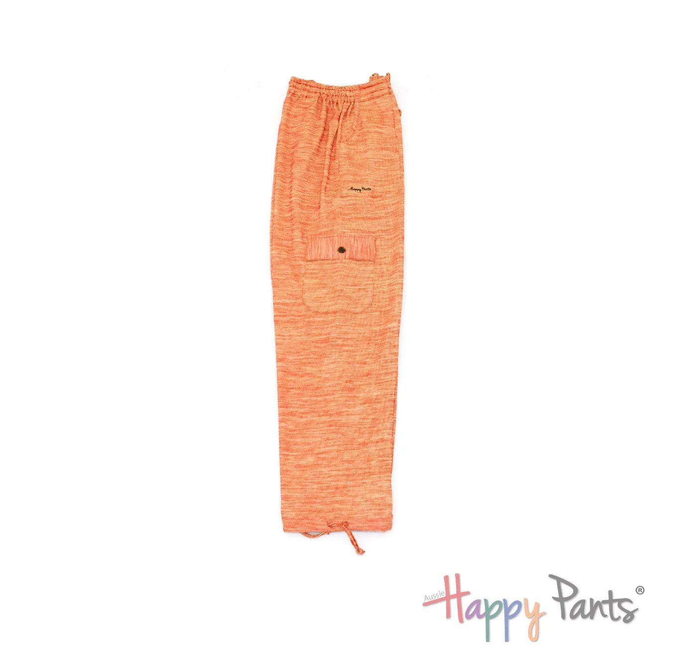 Evening Sunset Orange Women Happy Pants