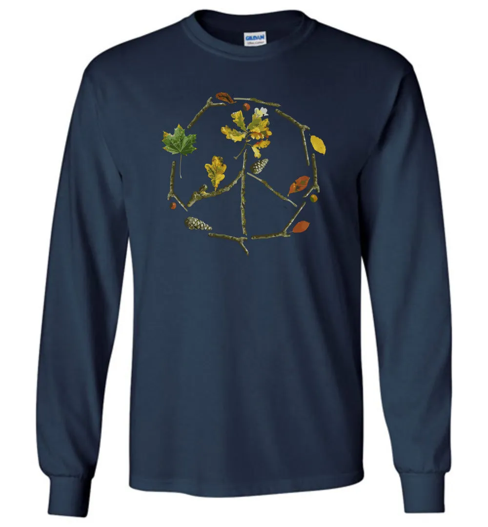 Fall Leaves Long Sleeve T-Shirts