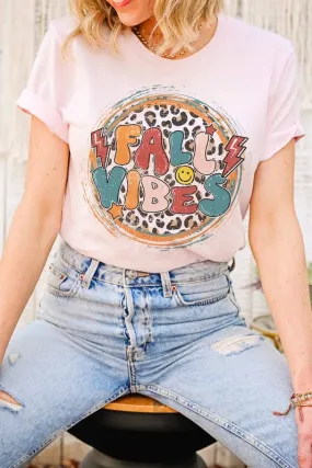 FALL VIBES LEOPARD GRAPHIC TEE