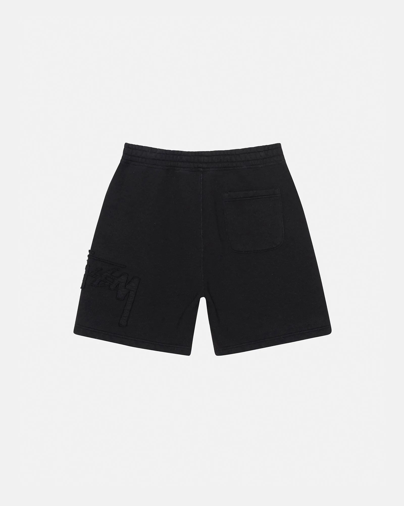 FLEECE SHORT TONAL APPLIQUE