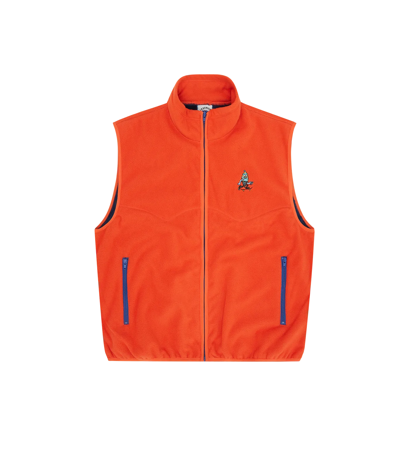 FLEECE VEST - ORANGE