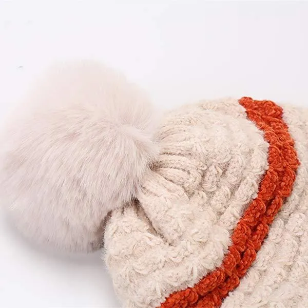 Fleece Warm Knitted Hat 96263689C