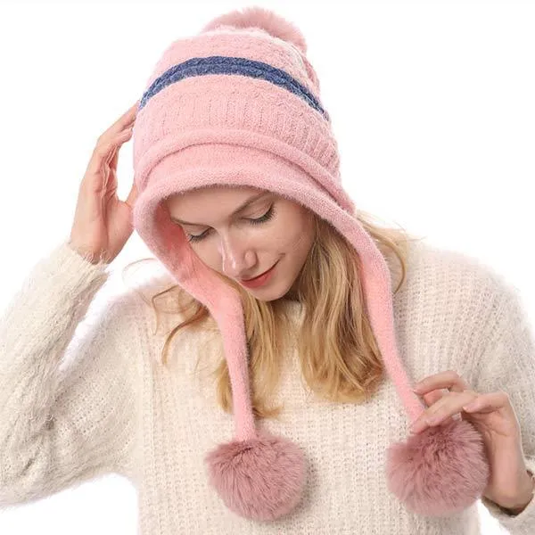 Fleece Warm Knitted Hat 96263689C