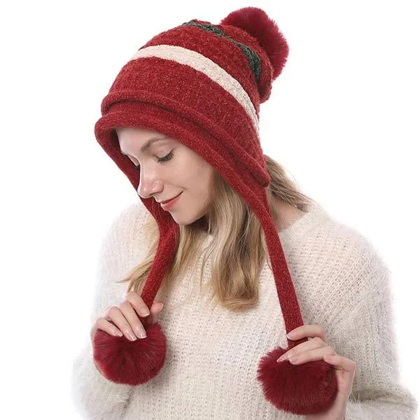 Fleece Warm Knitted Hat 96263689C