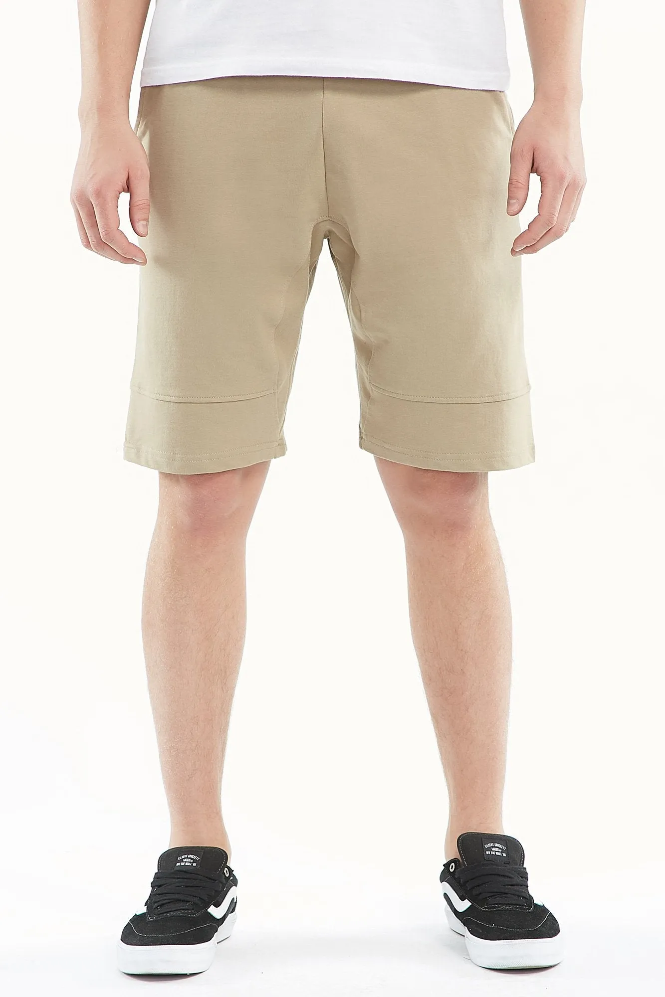 Guys Ribbed Fleece Shorts