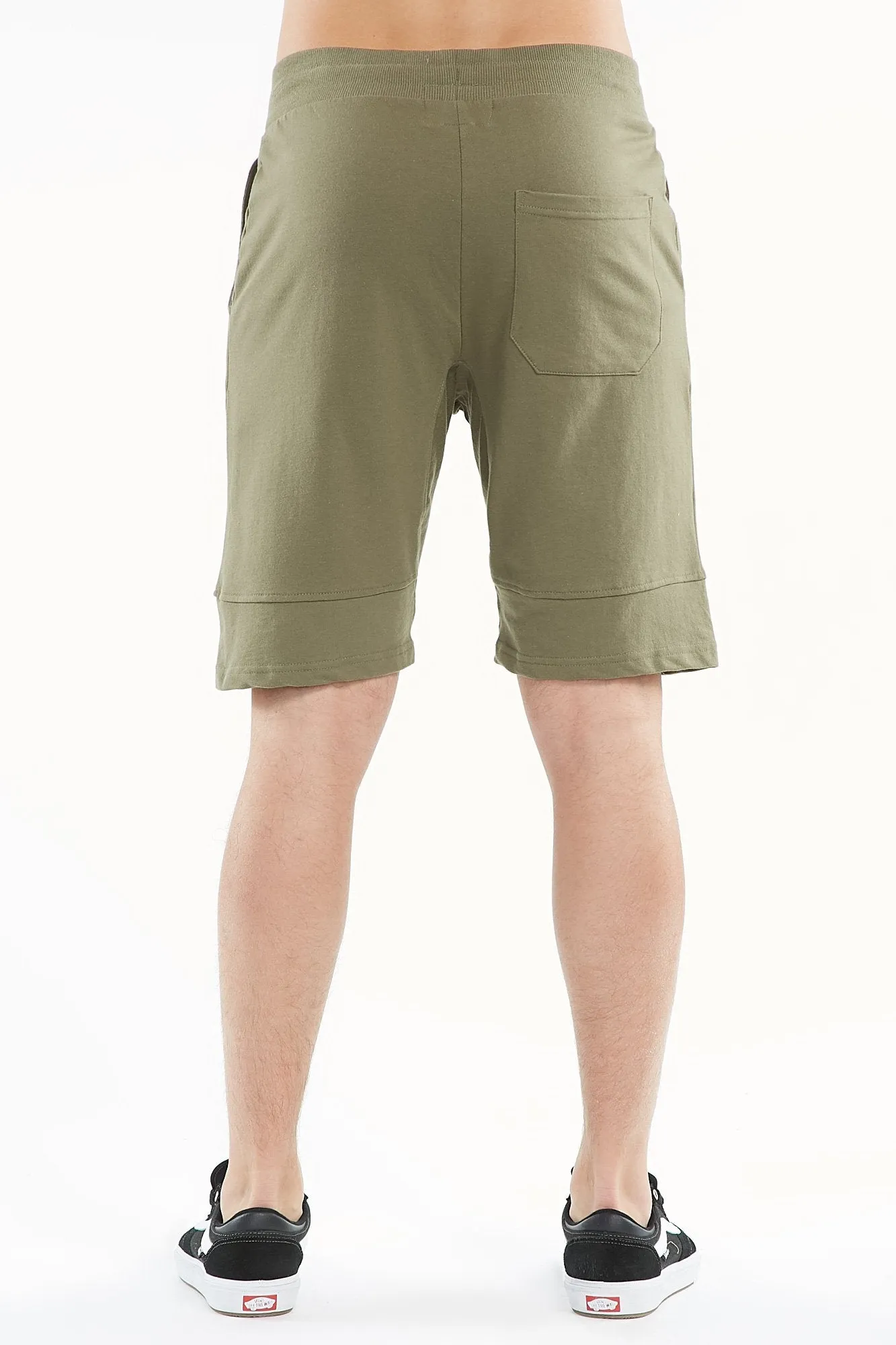 Guys Ribbed Fleece Shorts