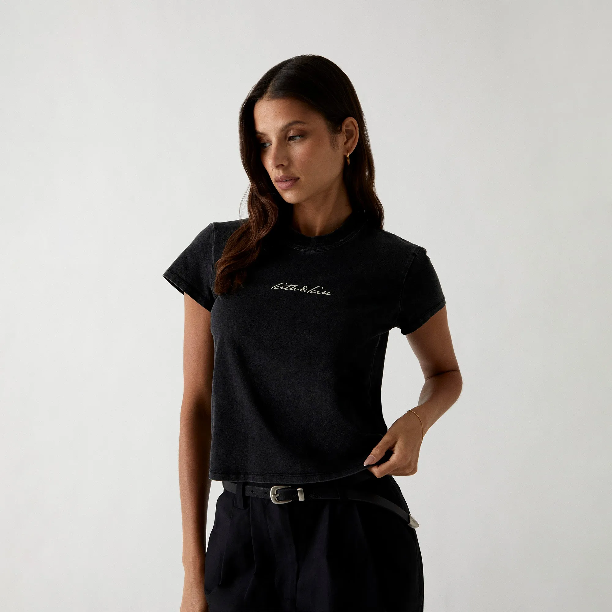 Kith Women Mulberry Vintage Tee - Black