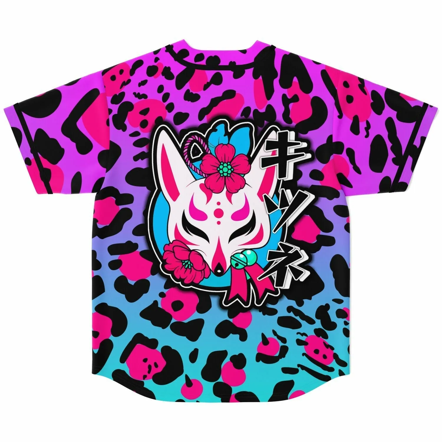 Kitsune Purple Leopard Women Jersey