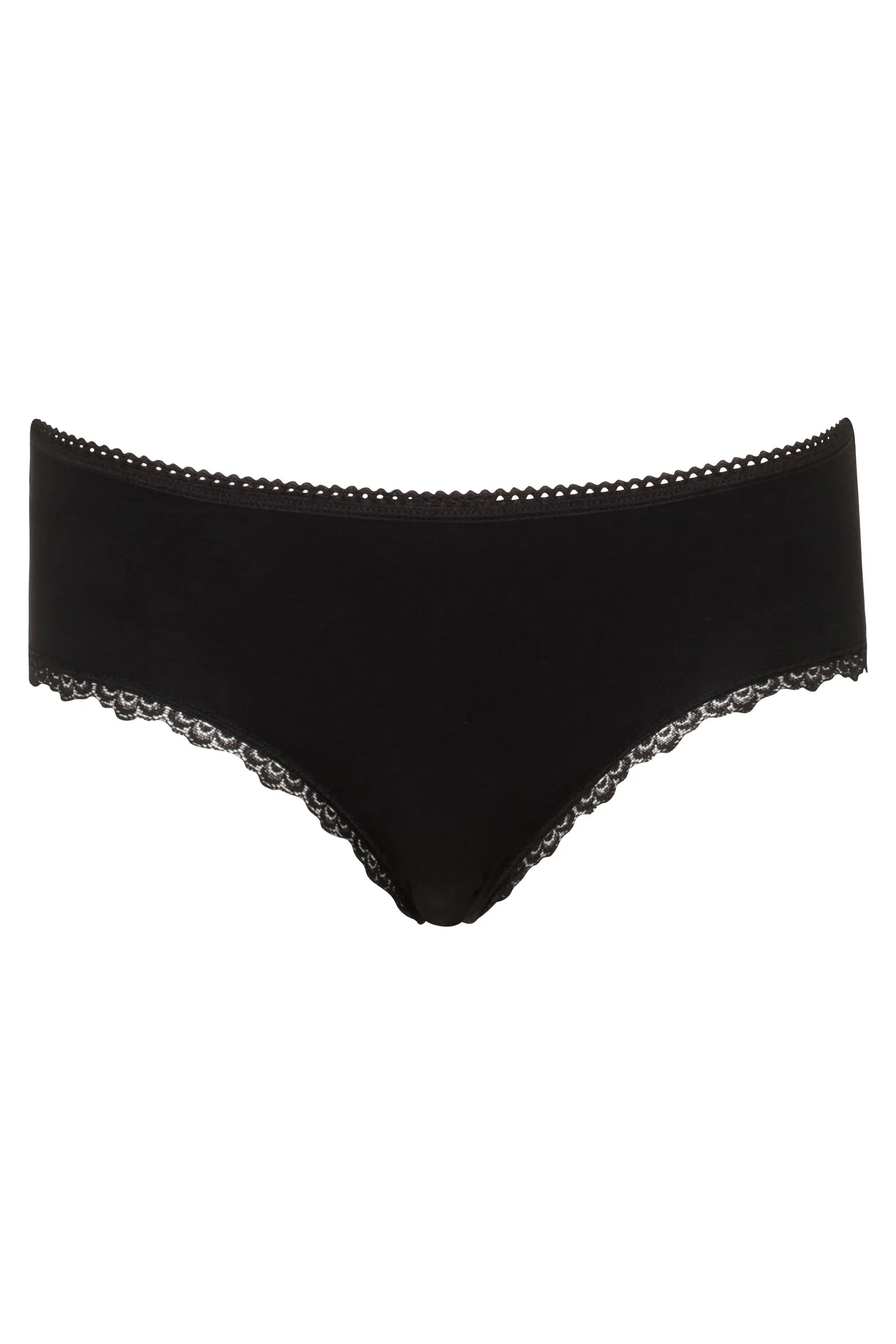 Lace Hipster Underwear in Black