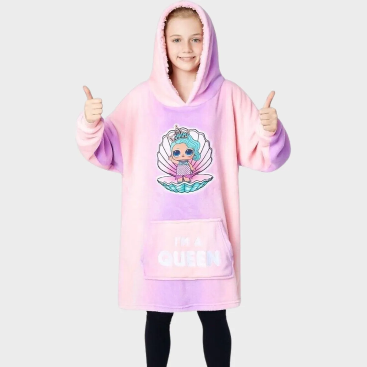 LOL Character Fleece Poncho