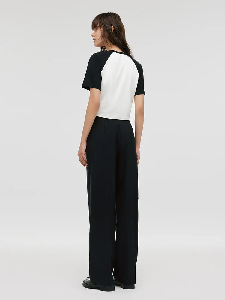 Loose Straight Women Pants With Pockets