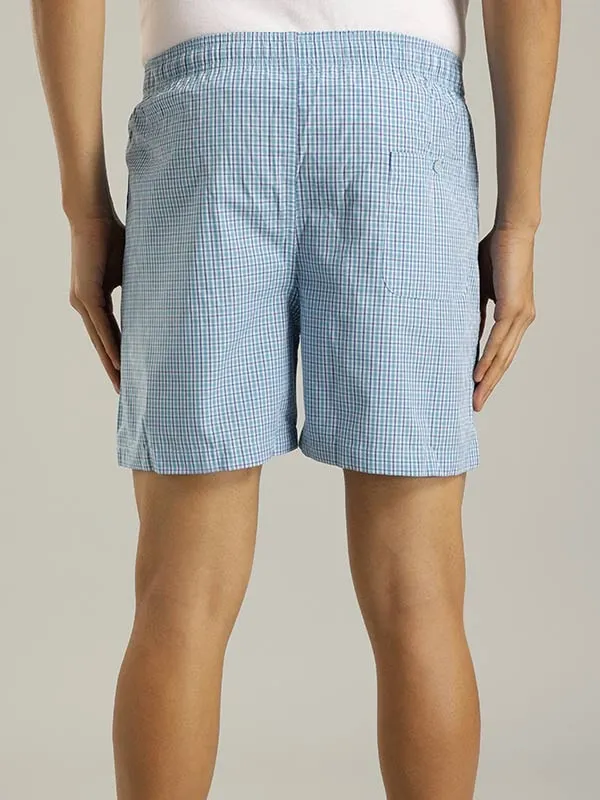 Men Checked Cotton Boxer