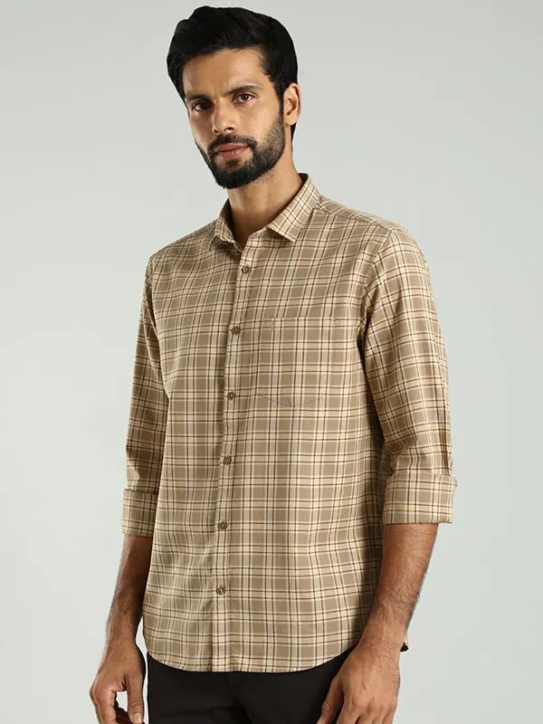 Men Checked Full Sleeve Cotton Shirt