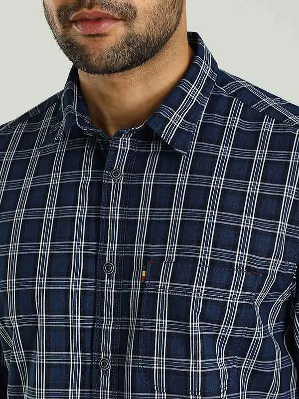 Men Checked Full Sleeve Cotton Shirt