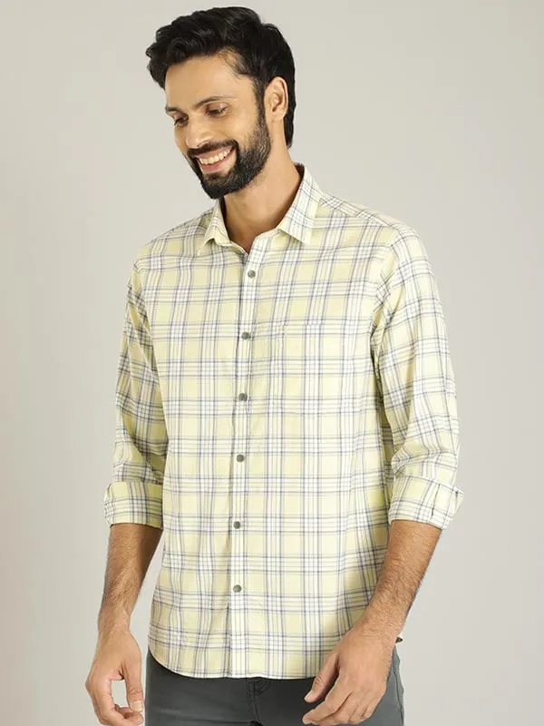 Men Checked Full Sleeve Cotton Shirt