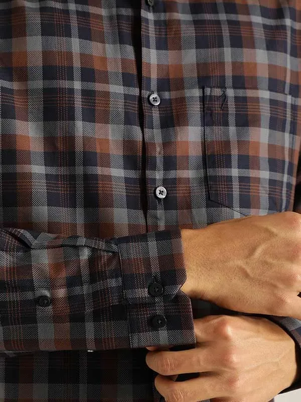 Men Checked Full Sleeve Cotton Shirt