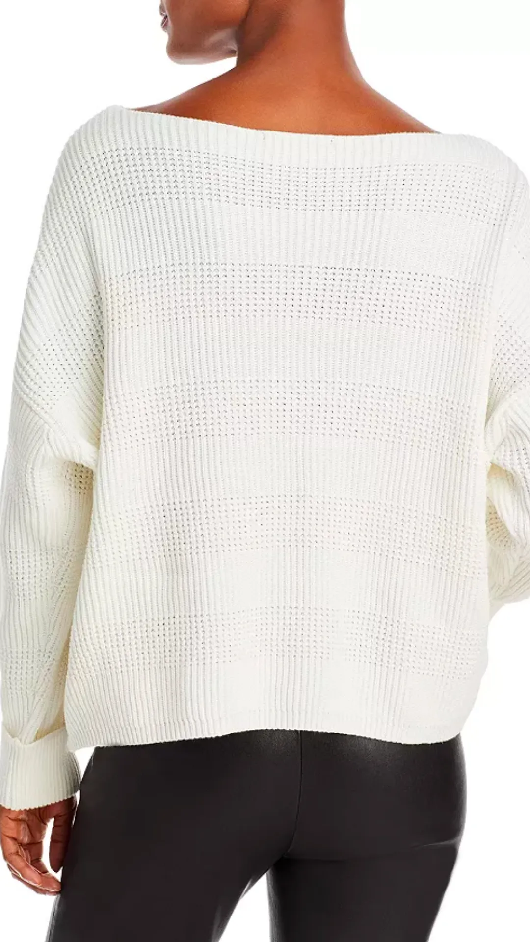 MOZART ROUND NECK SWEATER -- WINTER WHITE