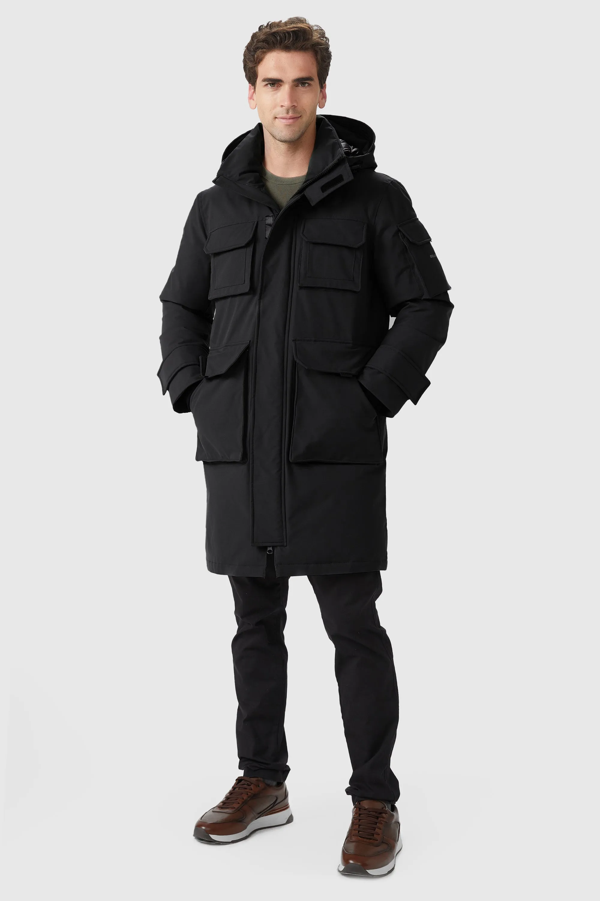 Multi-Pockets Warm Hooded Parka