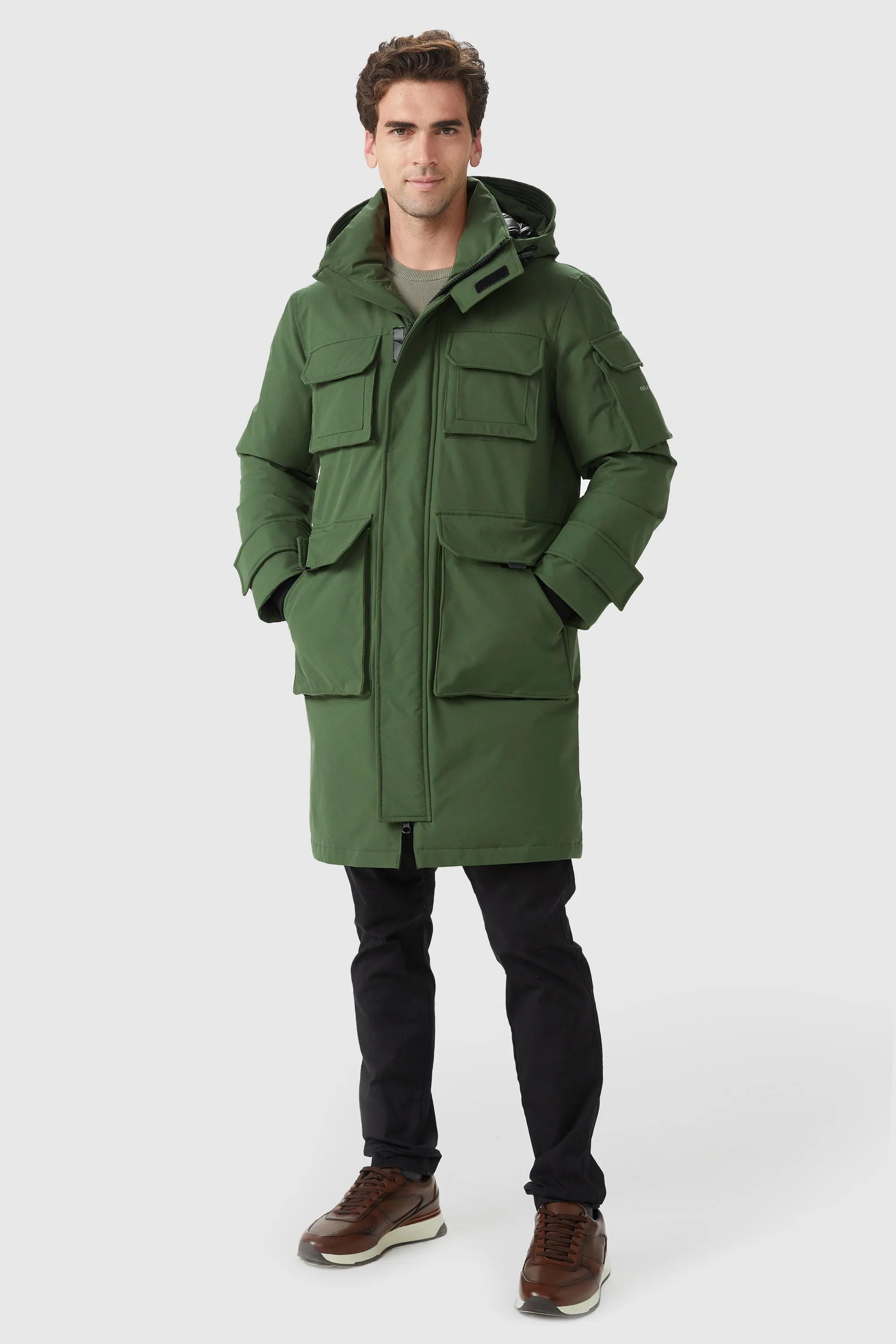 Multi-Pockets Warm Hooded Parka