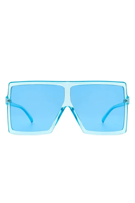 Oversize Square Tinted Women Fashion Sunglasses