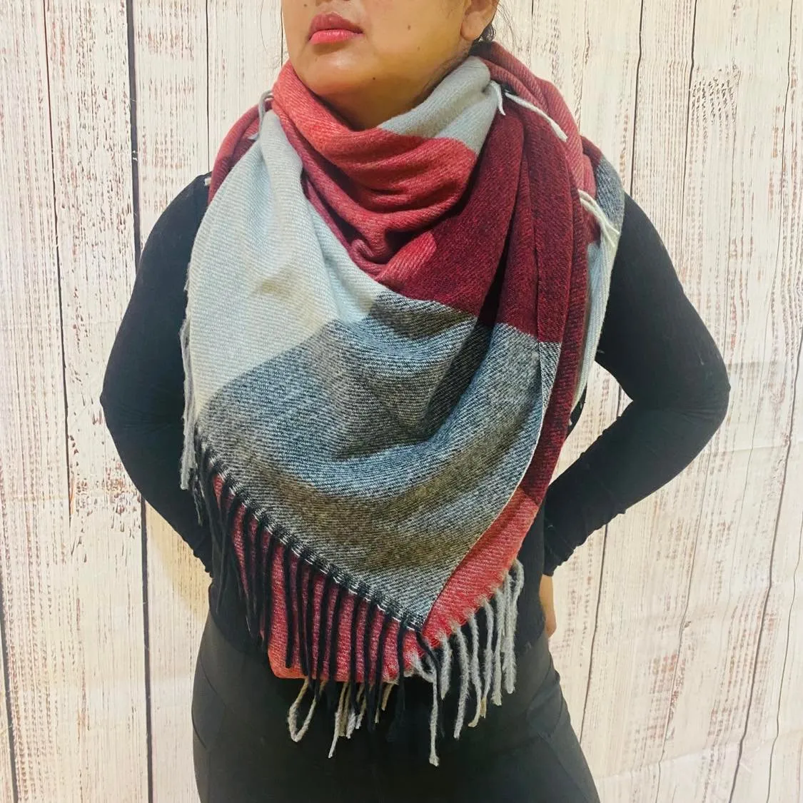 Oversized Winter Blanket Scarfs/Shawls