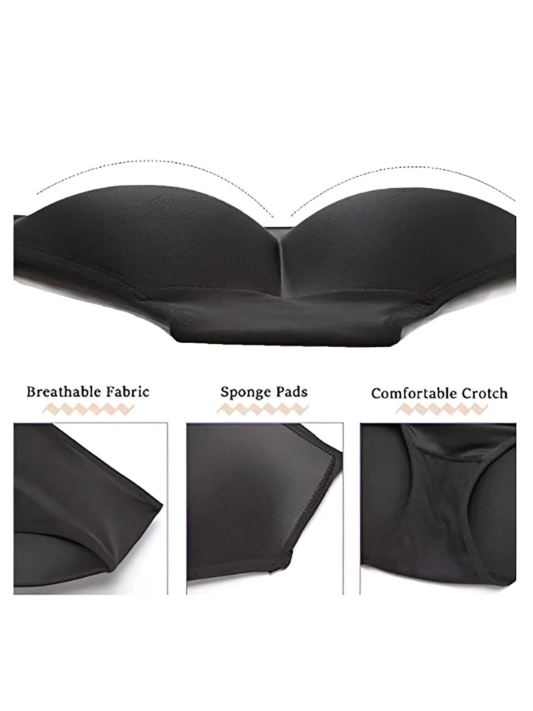 Enhancing Padded Panties Underwear - Butt Lifter and Shaper