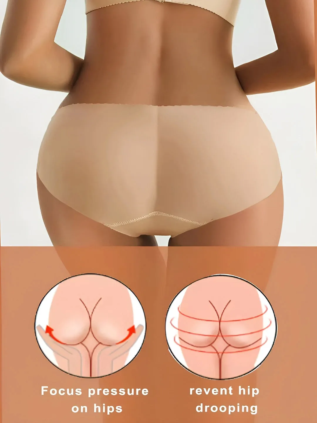 Enhancing Padded Panties Underwear - Butt Lifter and Shaper