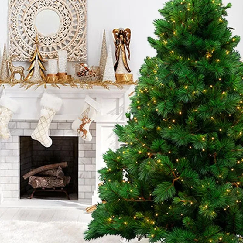 Here’s an optimized title for your e-commerce product:

7ft Pre-Lit Warm White Natural Royal Pine Christmas Tree - Lush, Realistic Design