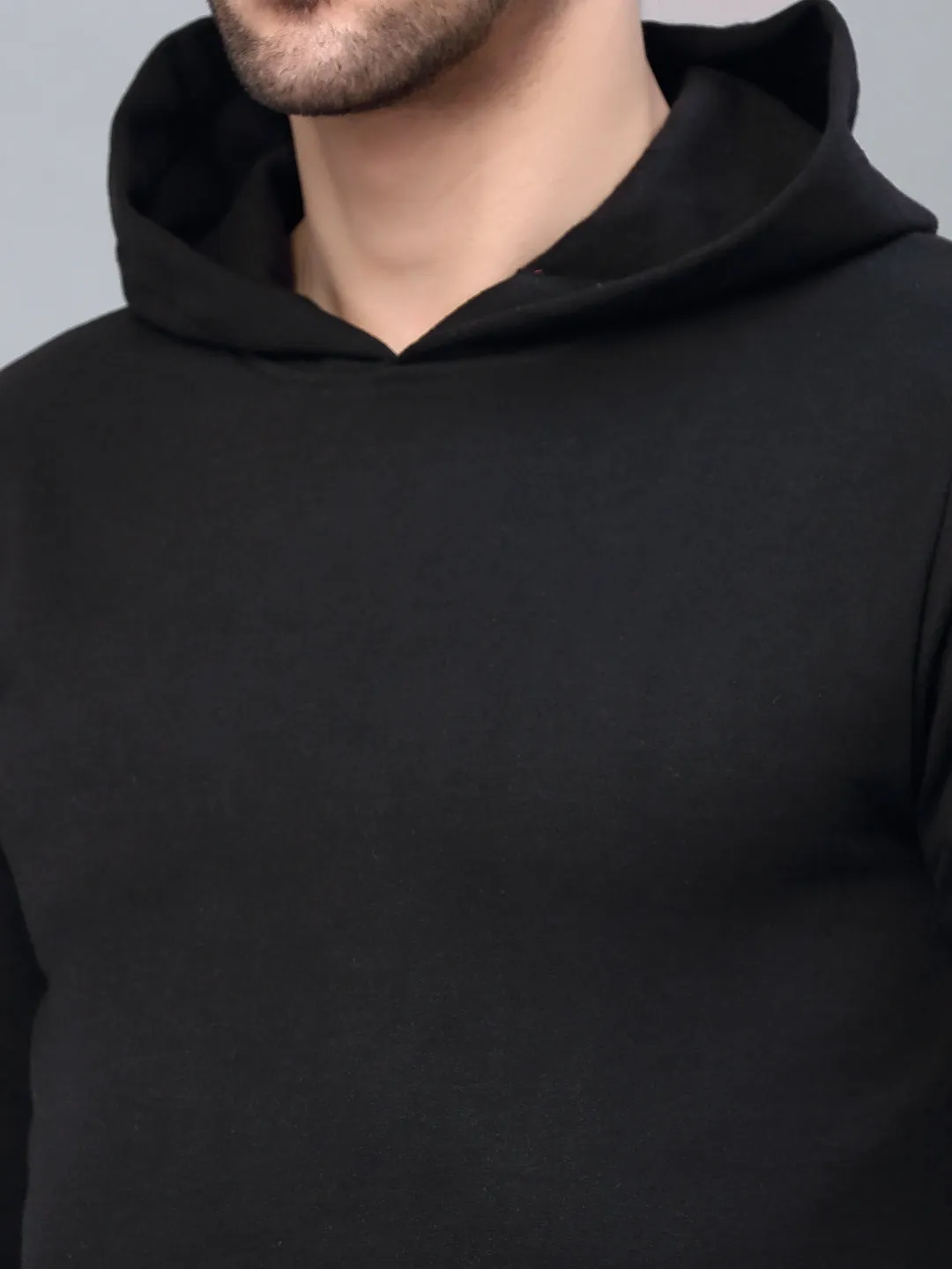 Printed Tape Hood Fleece sweatshirt