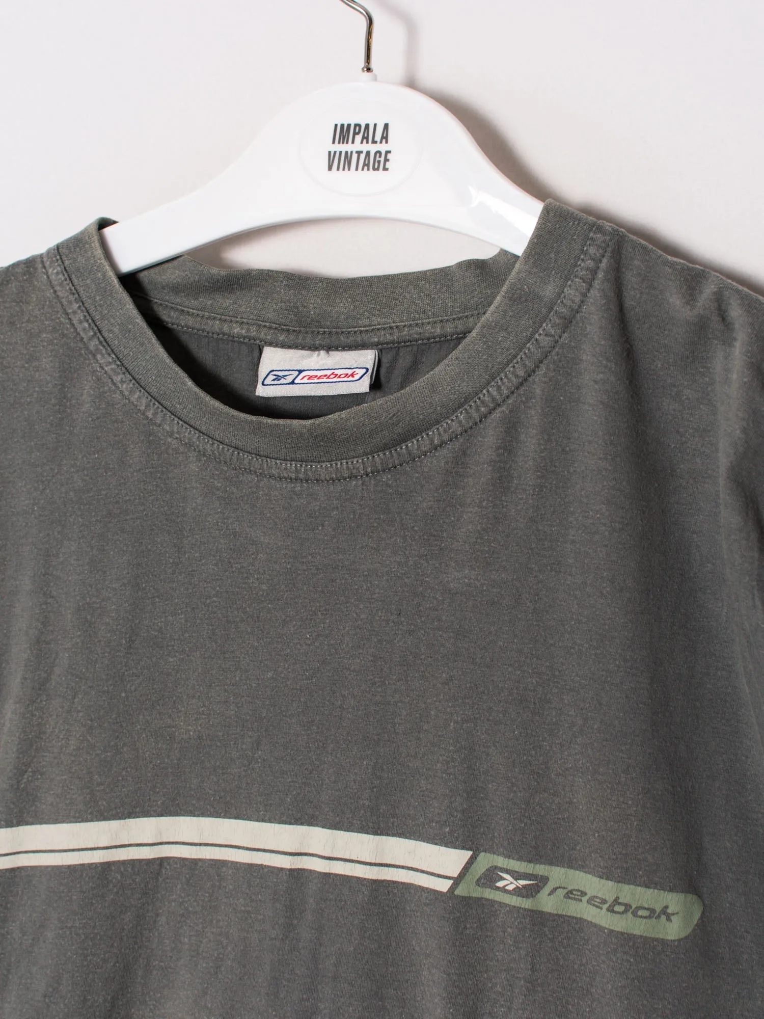 Reebok Grey Cotton T-Shirt for Optimal Comfort and Style