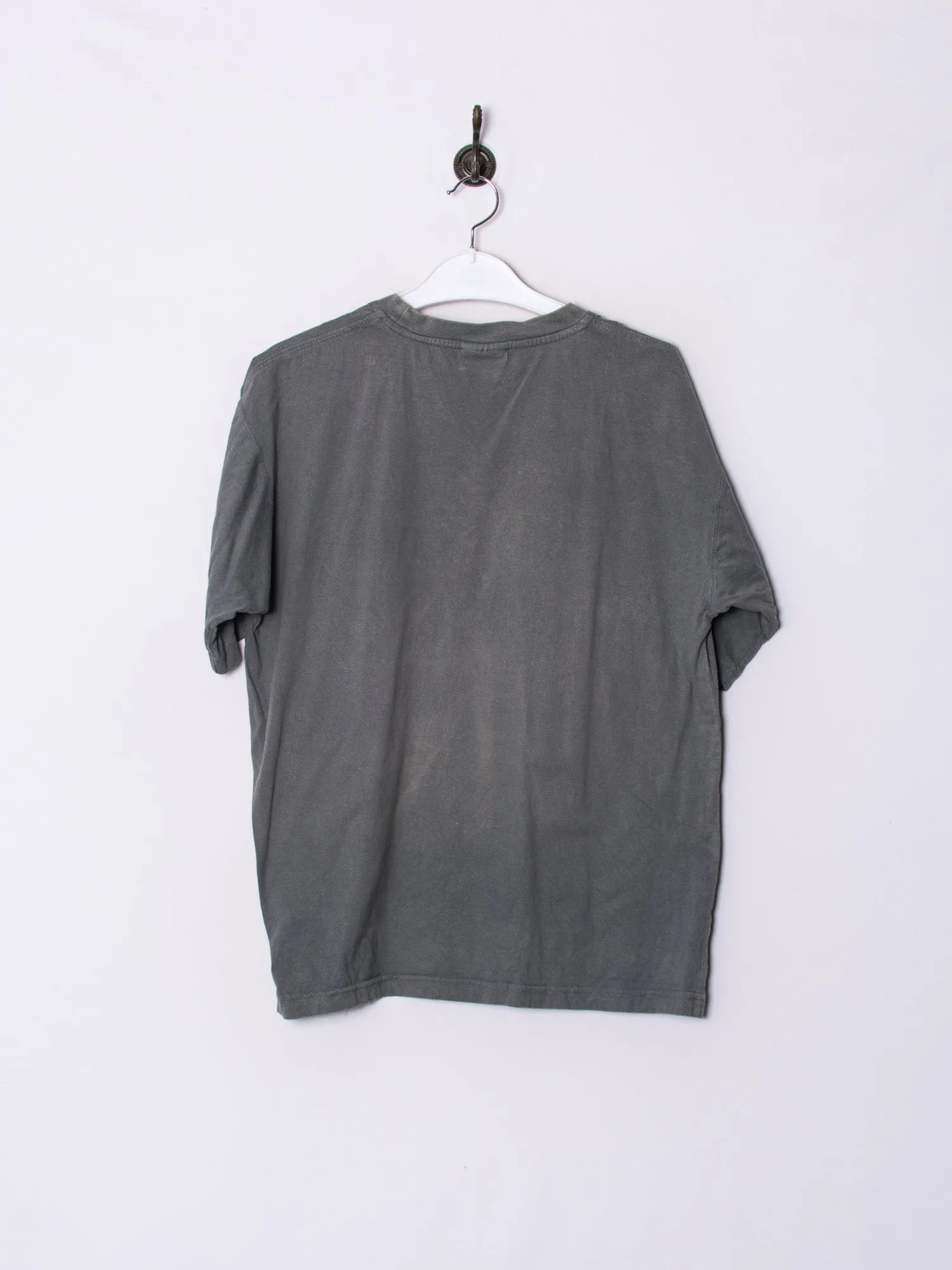 Reebok Grey Cotton T-Shirt for Optimal Comfort and Style