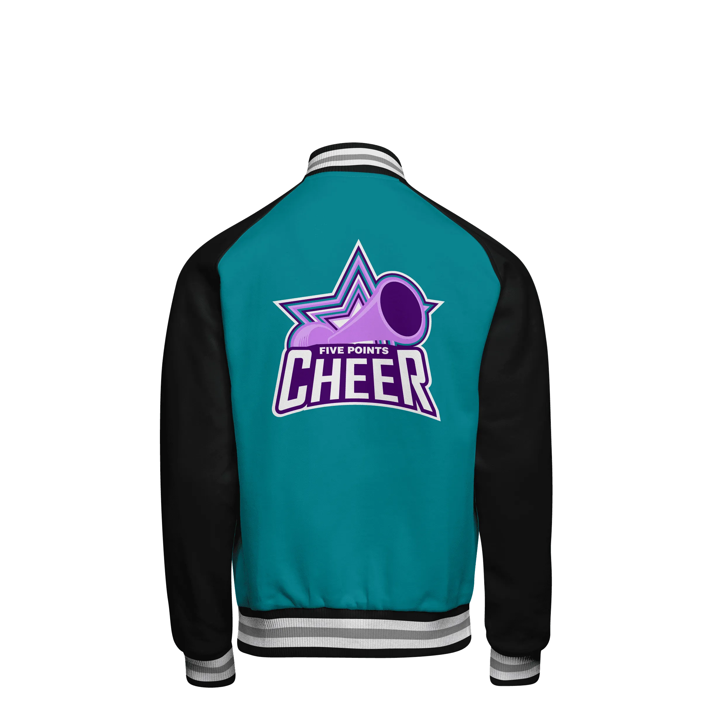 Reversible Cotton Fleece Varsity Jacket