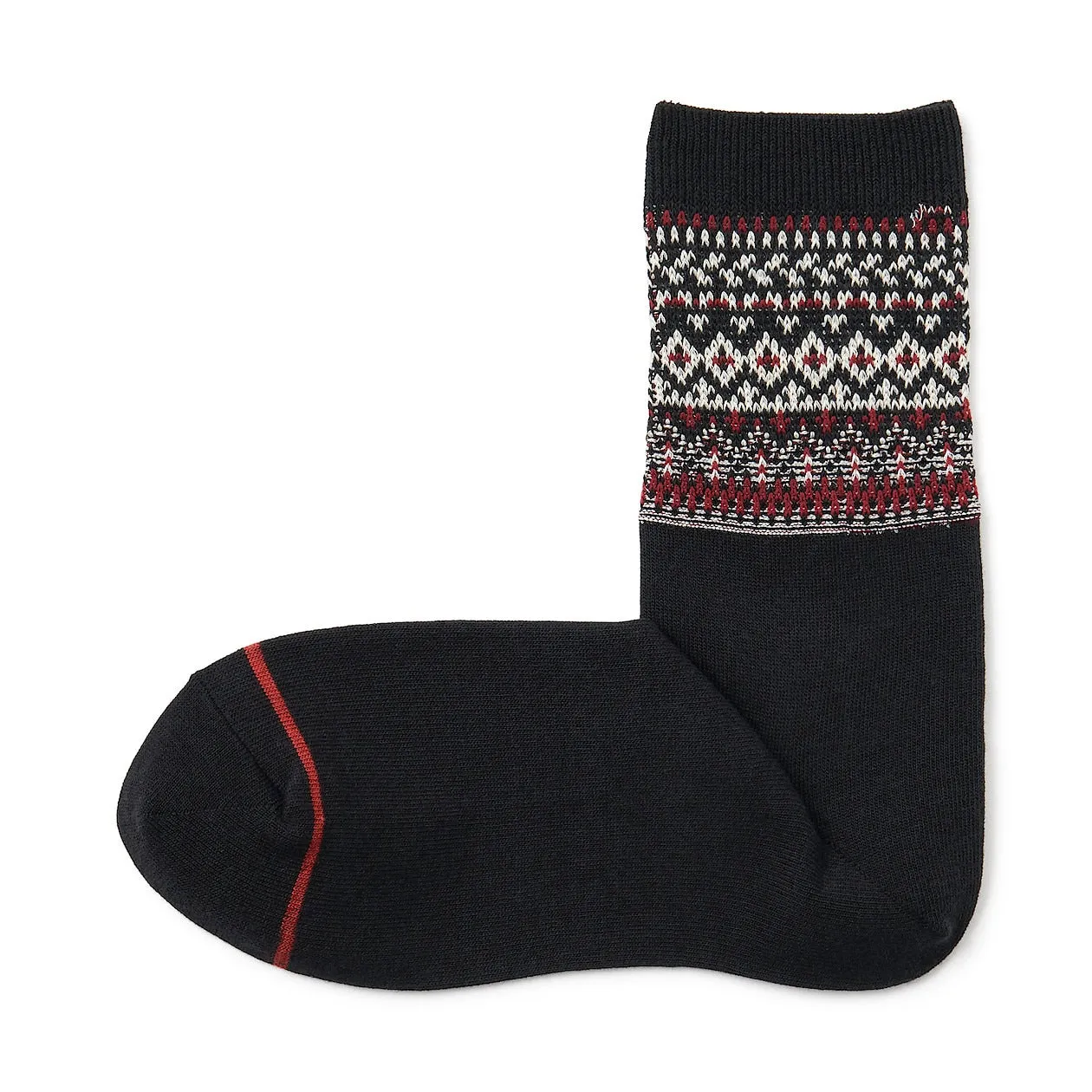 Right Angle Warm Jacquard Pattern Socks