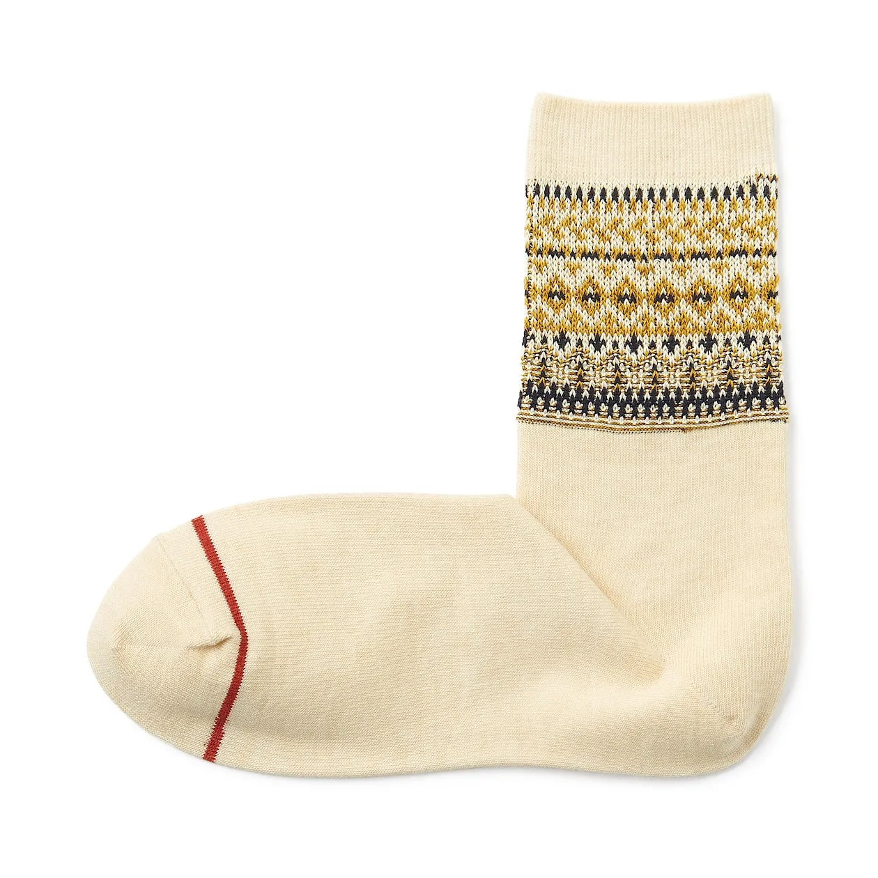 Right Angle Warm Jacquard Pattern Socks