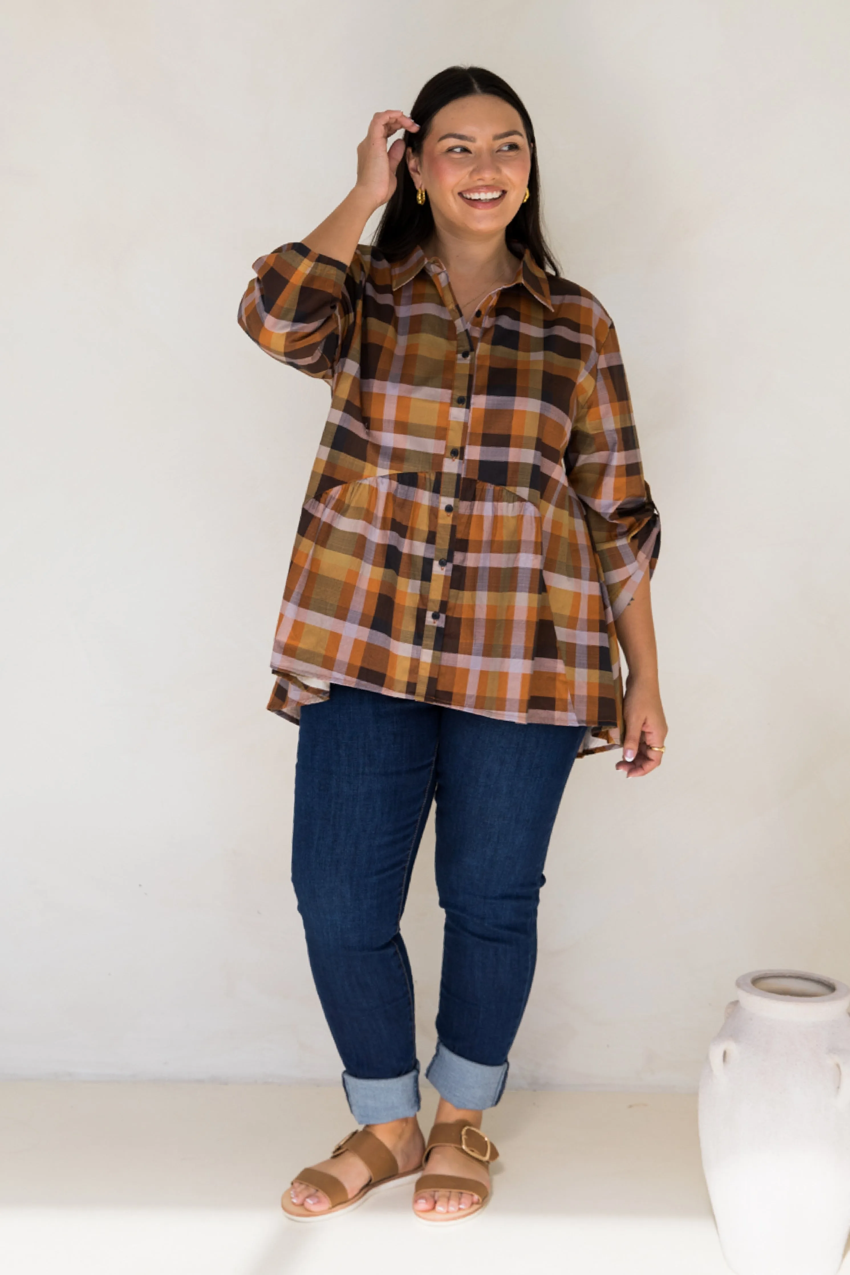 Soho Shirt in Fall Check