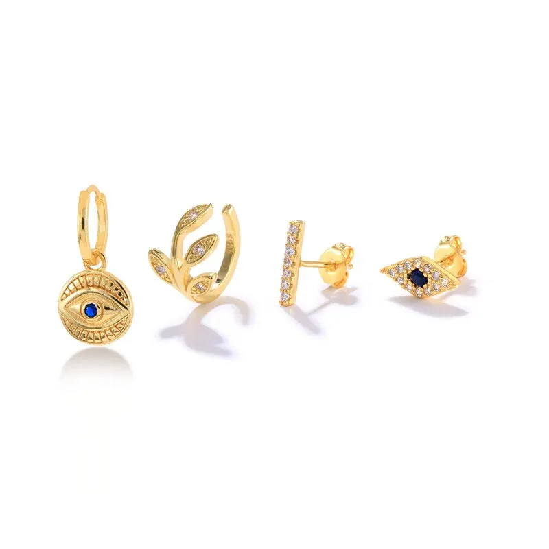 Star Lock Earring For Women