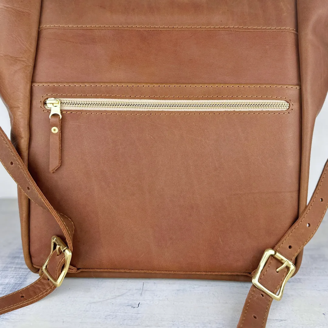 The Leather All Seasons Backpack - Warm Tan