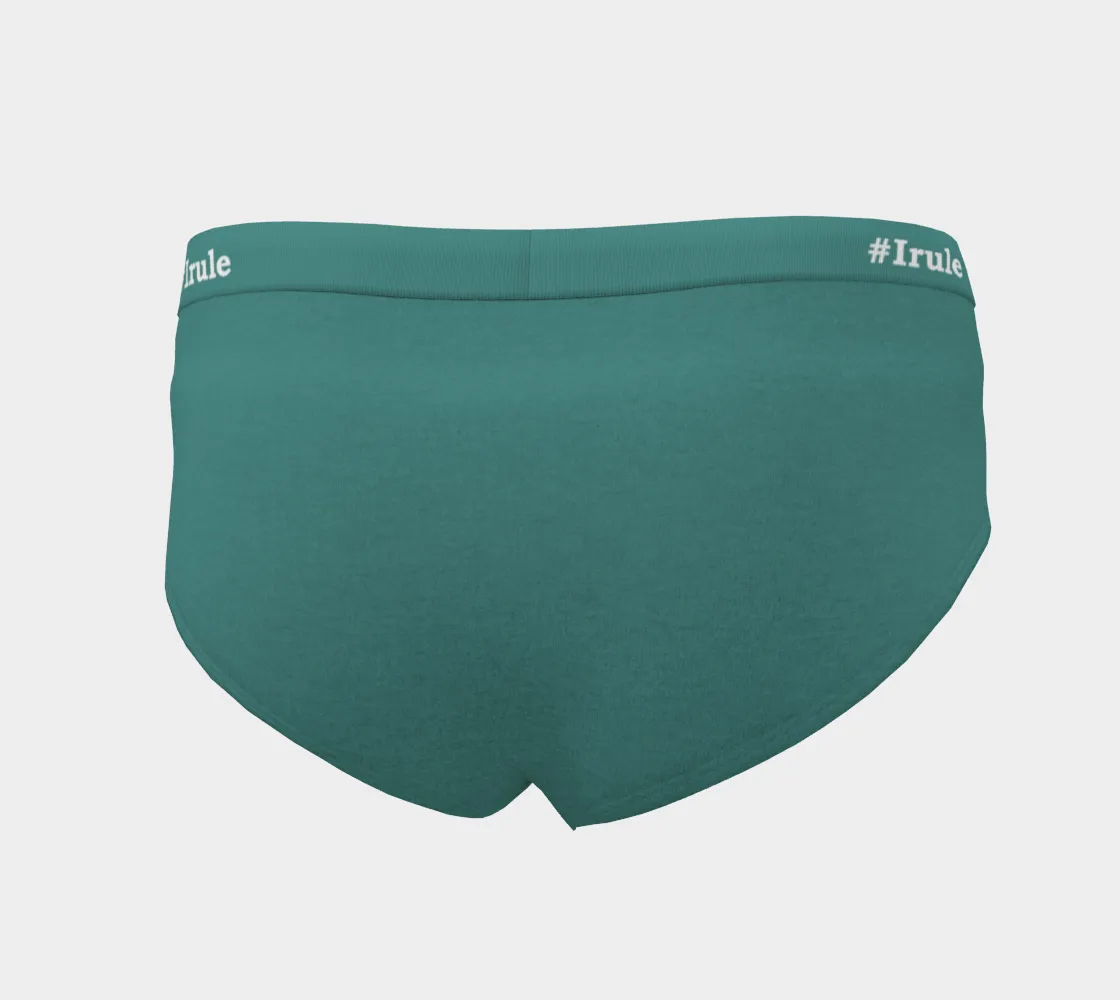 TheeGoddess Bowdown Irule Underwear (TEAL)