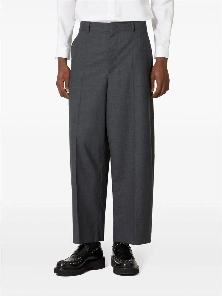 VIRGIN WOOL-BLEND TROUSERS