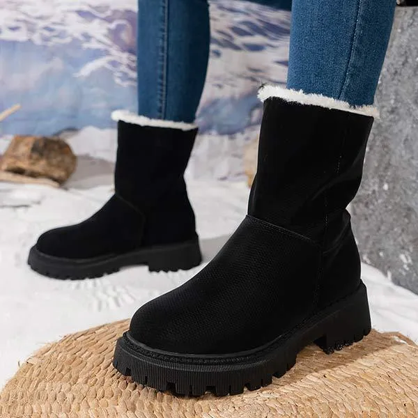 Warm Faux Fur-Lined Winter Boots for Women 38763304C