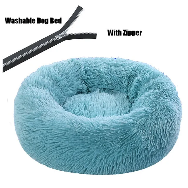 Washable Warm Fluffy Dog Bed