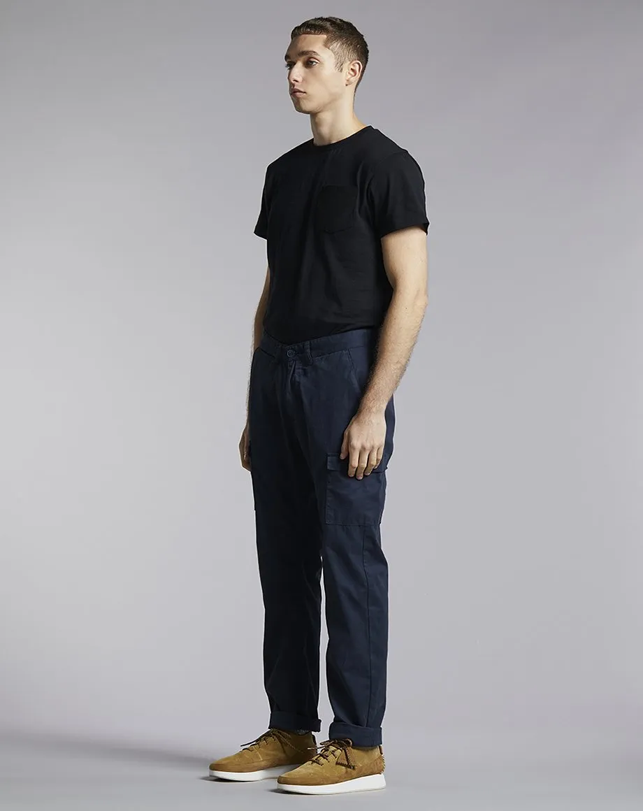 WILLZA CARGO MENS TROUSERS | NAVY