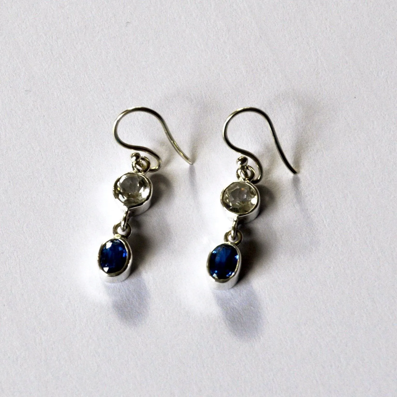 Winter Goddess Kyanite Earrings