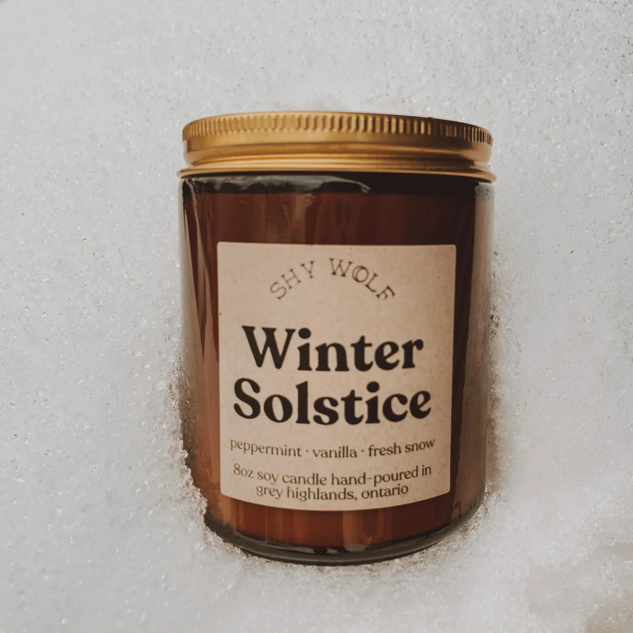 Winter Solstice Soy Wax Candle